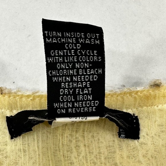 Alfani Womens Sz Large Top V Neck Lined Lace Outer Hi Lo Pullover White Preowned - Picture 4 of 14